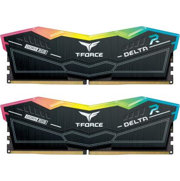 TeamGroup T-Force DELTA RGB - DDR5 - Kit - 32 GB: 2x 16 GB - DIMM 288-PIN - 5600 MHz / PC5-44800 - CL36 - 1.2 V - ungepuffert - on-die ECC - schwarz