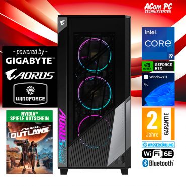 ACom GIGABYTE UG i9-4080 Super - Win11 Pro - Intel Core i9-14900KF - 64 GB DDR5 RGB - 2 TB SSD NVMe - RTX 4080 Super (16 GB) - 850 W - WLAN, BT