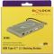 Delock USB Type-C™ Dockingstation 4K - HDMI / mini-DP / USB / SD / LAN / PD 3.0