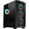 GIGABYTE C301 Glass Black V2 - Midi-Tower - E-ATX - ARGB - mit Sichtfenster - USB-C 3.1 - 2x USB-A 3.0 - 2x 3.5mm Klinke