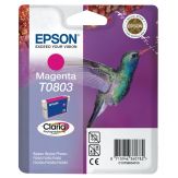 Epson T0803 - Magenta - Origin. - Blister - Tintenpatrone - für Stylus Photo P50, PX650, PX660, PX700, PX710, PX720, PX730, PX800, PX810, PX820, PX830
