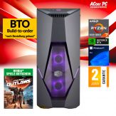 ACom BTO Ultra Gamer R9-4080 Super - Win 11 Pro - AMD Ryzen 9 5900X - 32 GB DDR4 RGB - 1 TB SSD NVMe - GF RTX 4080 Super (16 GB) - 850 Watt -- WLAN,BT