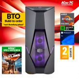 ACom BTO Ultra Gamer R7-4070 - Win 11 Pro - AMD Ryzen 7 5700X - 32 GB DDR4 RGB - 1 TB SSD NVMe - GF RTX 4070 (12 GB) - 650 Watt