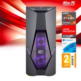 ACom Ultra Gamer R7-7600 - Win 11 - AMD Ryzen 7 5700X - 32 GB DDR4 RGB - 1 TB SSD NVMe - Radeon RX 7600 (8 GB) - 650 Watt - WLAN, BT