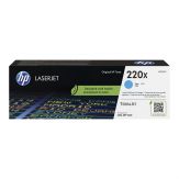 HP 220X - Cyan- original - LaserJet - Tonerpatrone (W2201X) - 5500 Seiten - Hohe Ergiebigkeit