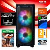 ACom GIGABYTE UG R9-RX 7900 XTX  - Win11 Pro - AMD Ryzen 9 7900X3D - 64 GB DDR5 RGB - 2 TB SSD NVMe - Radeon RX 7900 XTX (24 GB) - 850 W - WLAN, BT